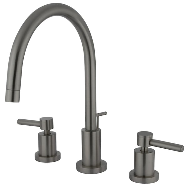 KS8928DL 8" Widespread Bathroom Faucet, Brushed Nickel